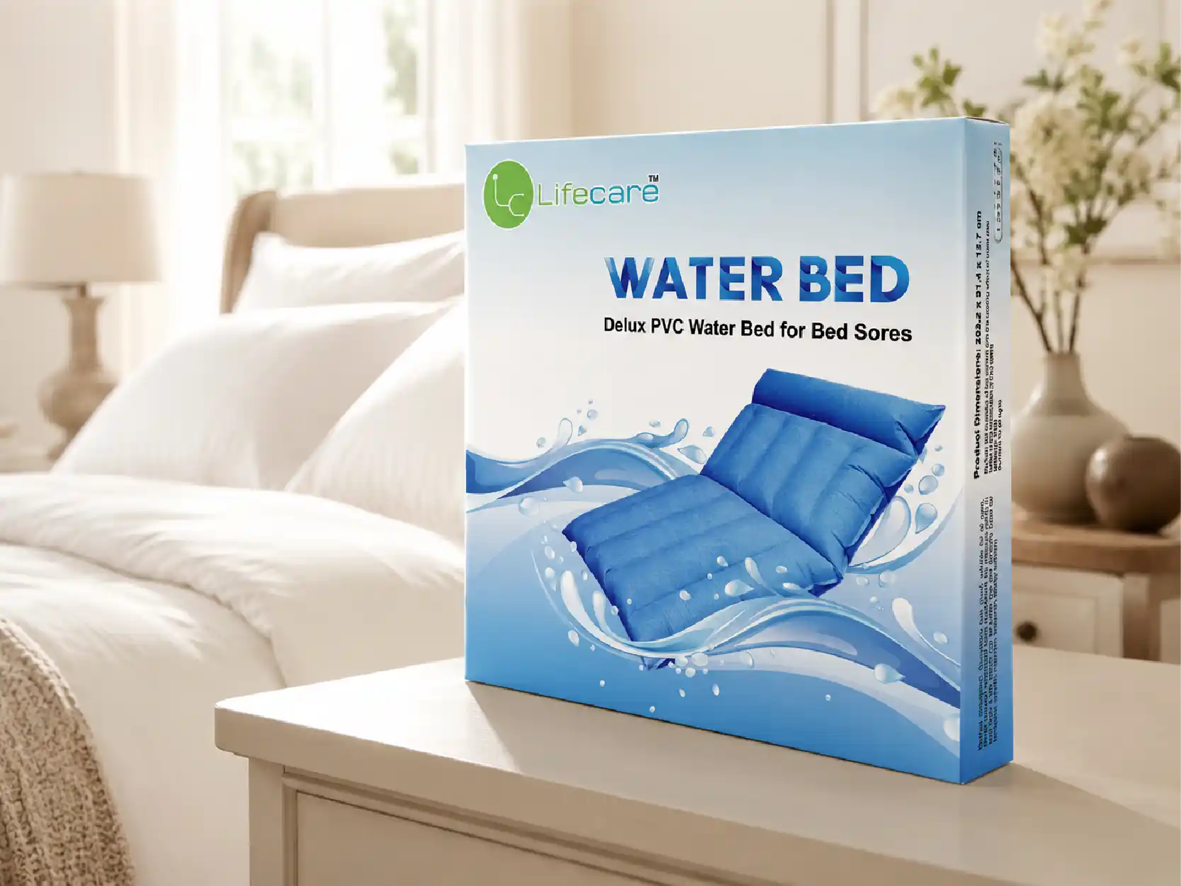 Medical water bed for long-term bedridden home care